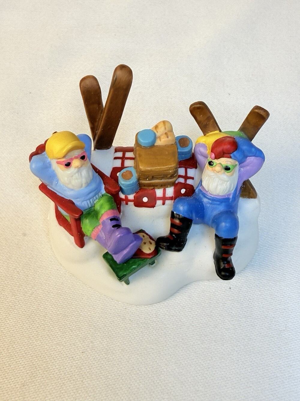 DEPT 56 SKI BUMS 56710 NORTH POLE VILLAGE CHRISTMAS